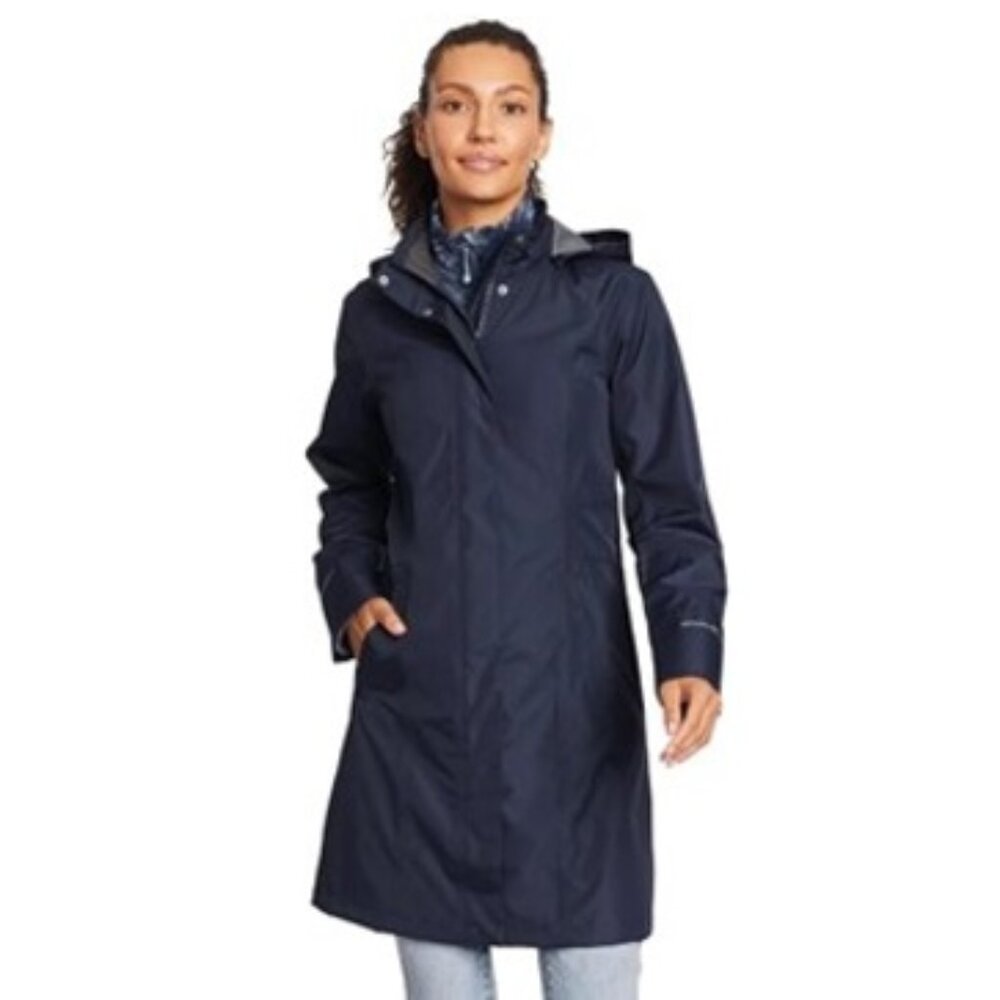 Eddie Bauer Girl on the Go navy Twilight trench PXL